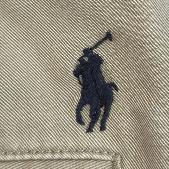 VTG 90’s Polo Ralph Lauren Ethan Pleated Front Chino Pant Tan Cotton Pony 36x32 - Picture 6 of 15